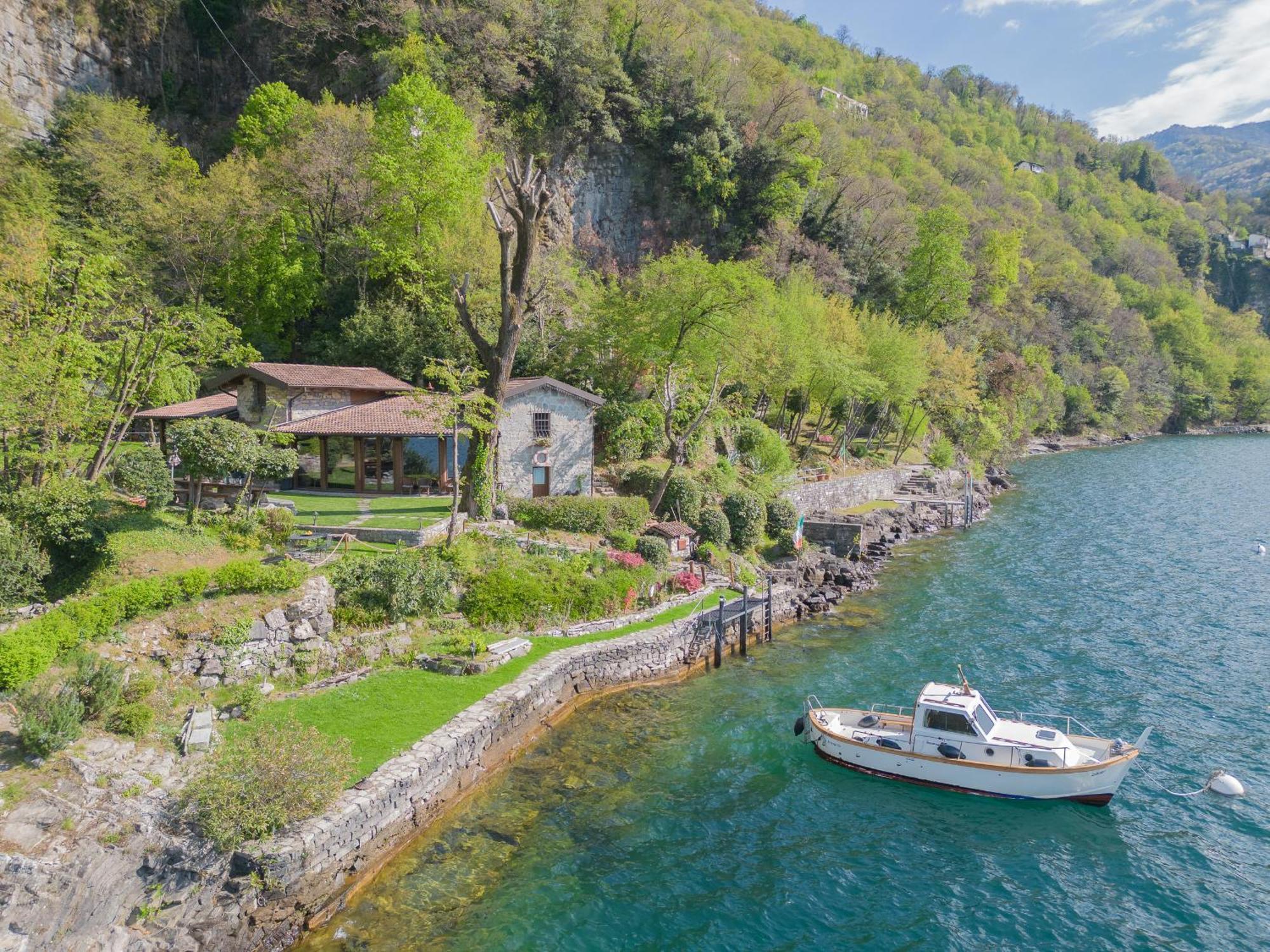 The Writer'S Nest Waterfront Villa By Rent All Como Faggeto Lario Kültér fotó