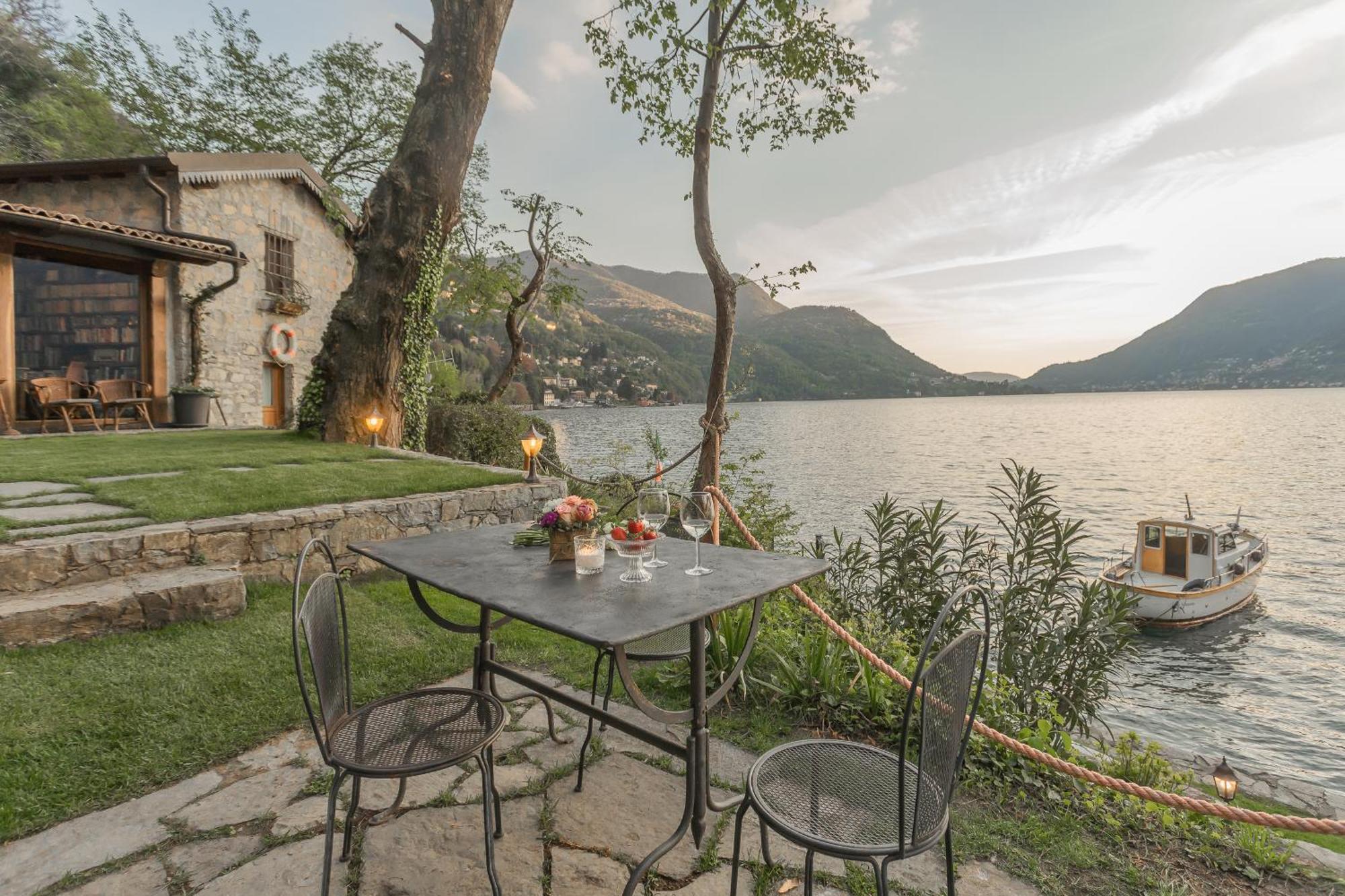 The Writer'S Nest Waterfront Villa By Rent All Como Faggeto Lario Kültér fotó