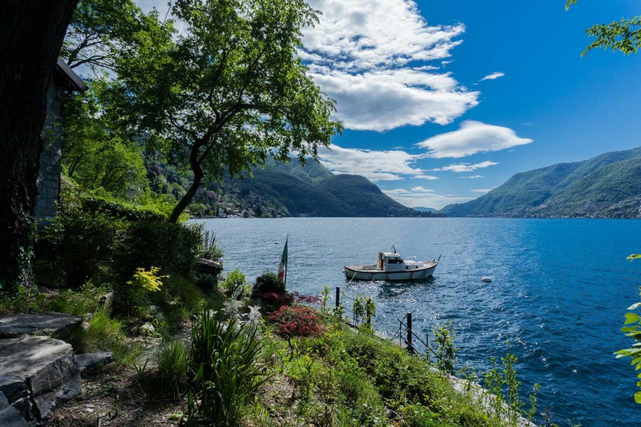 The Writer'S Nest Waterfront Villa By Rent All Como Faggeto Lario Kültér fotó